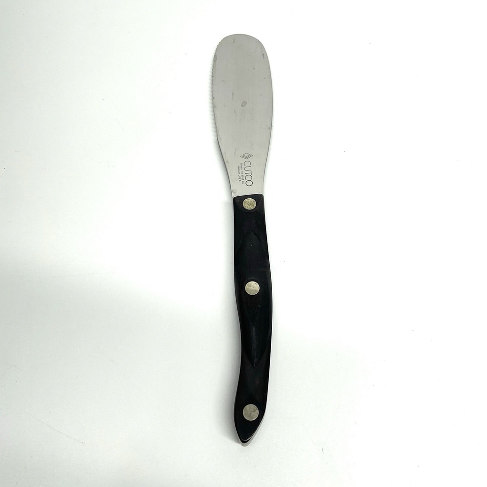Cutco Cutlery 1768 KC Kitchen Spatula Spreader Brown Handle Stainless Steel USA